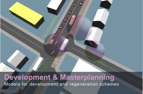 Development & Masterplanning Models for development and regeneration schemes